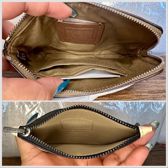 New Coach X Jean Michel Basquiat Rogue 25 Ivory with Charm, Card Case & Wristlet - Picture 9 of 12